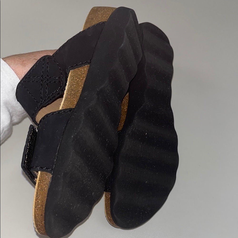 Dansko Black Women's leather upper Sandals size 38 - Picture 6 of 8